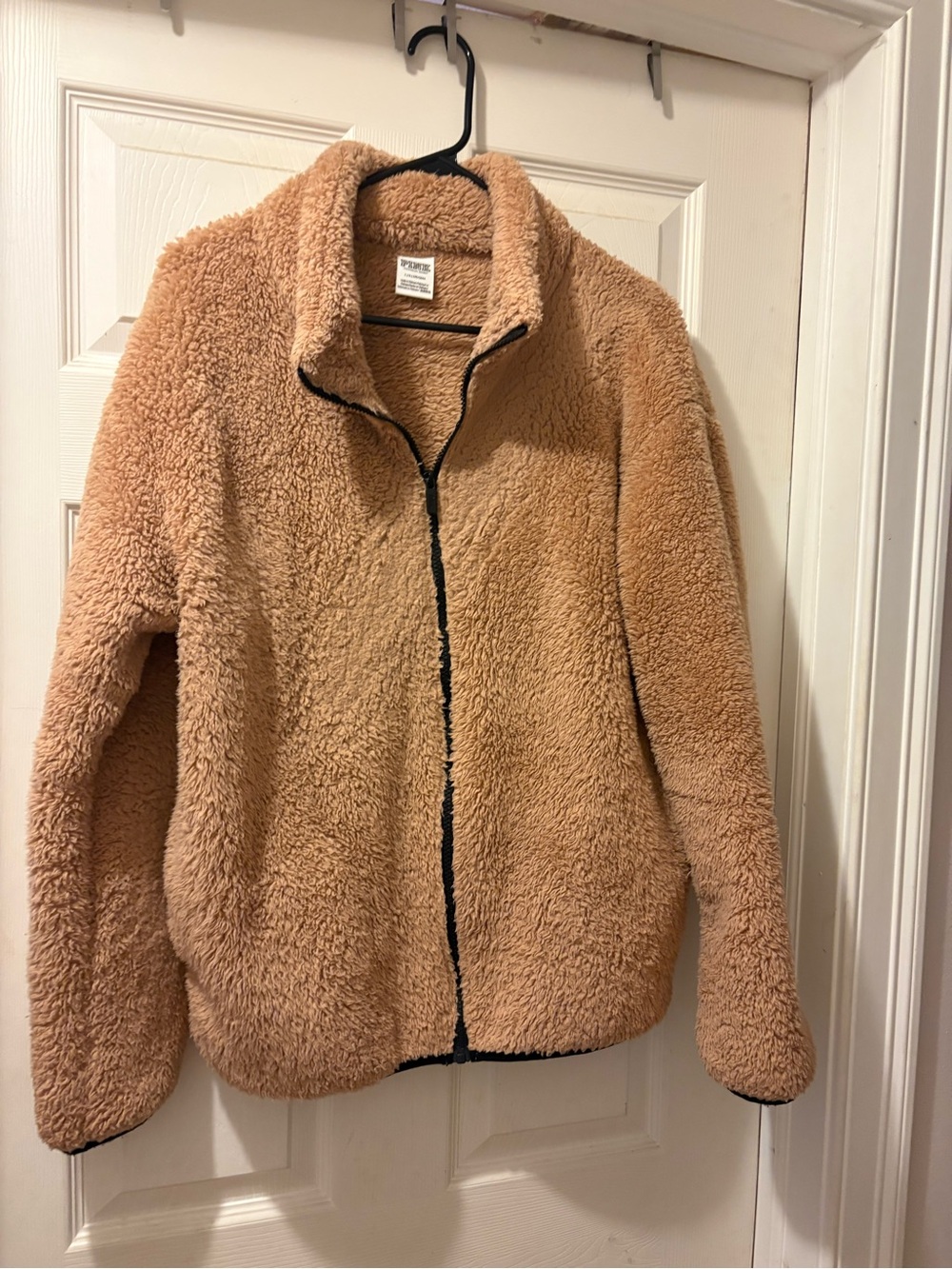 PINK Victoria's Secret Teddy Jacket in Camel Brown